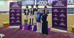 فارسة عراقية تسجل إنجازاً عراقياً جديداً في ترويض الخيول