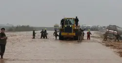 إنقاذ عنصري بيشمركة حاصرتهما السيول شمال كركوك