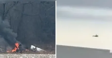 أميركا.. قتيل ومصاب بتصادم جوي بين مروحيتين (فيديو)