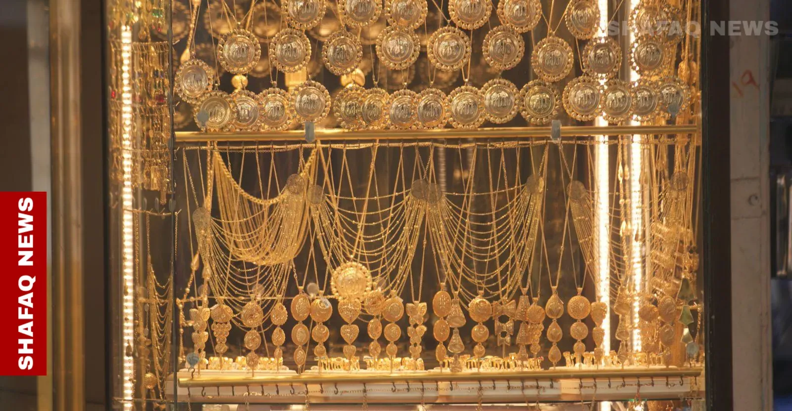 داوەزیان نرخ تەڵا لە بازاڕەیل بەغدا و  هەولێر