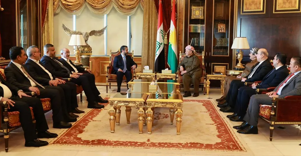 بارزاني يبحث مع "الصادقون" حسم الاستحقاقات الانتخابية
