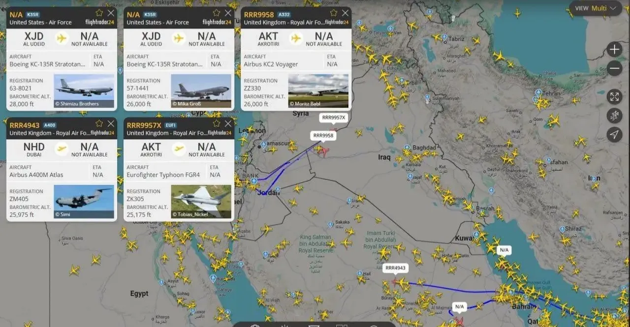 يوحي بالاستعداد لـ"حرب كبيرة".. نشاط عسكري أميركي "غير عادي" في المنطقة
