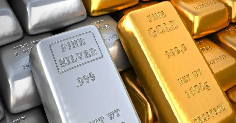 Gold retreats from weekly high following dollar surge