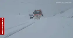 دهوك.. ثلوج بارتفاع 30 سم تشل حركة السير (فيديو وصور)