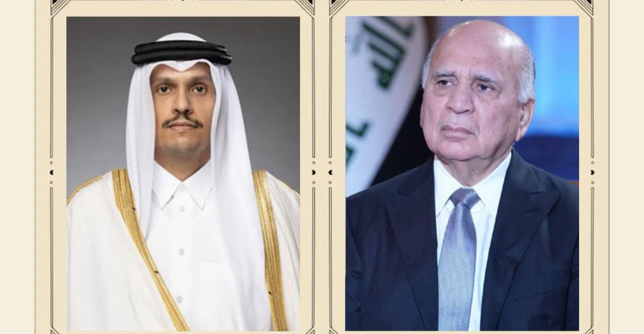 تشديد على "أمن المنطقة".. العراق يبحث مع قطر التطورات في إيران واليمن وحلب