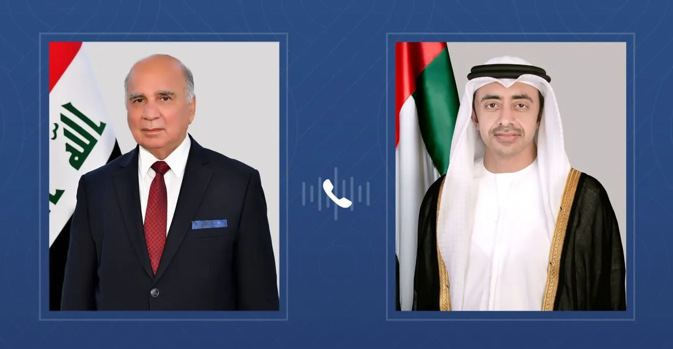 وزيرا خارجية العراق والإمارات يبحثان تعزيز التعاون والقضايا المشتركة