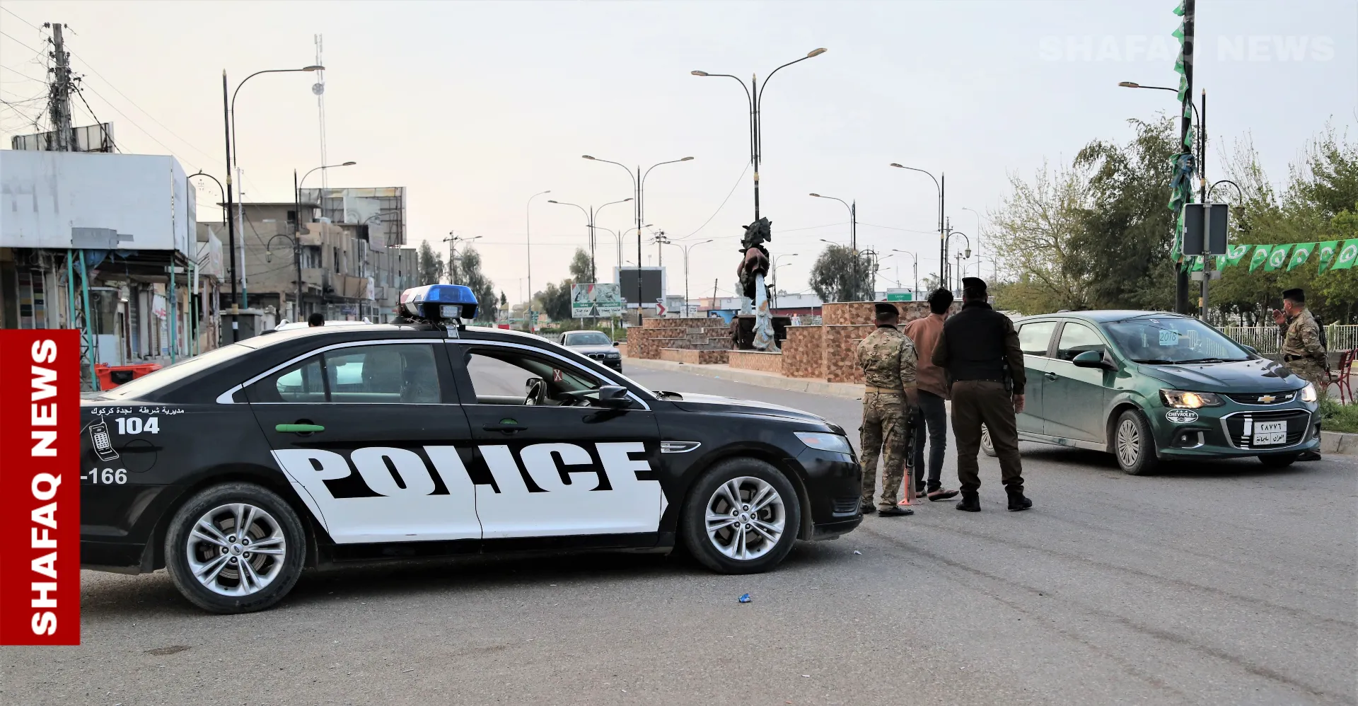 دهس طالبين أمام مجمع مدارس وسط كركوك