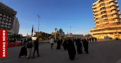 بغداد.. الآلاف يواصلون المسير نحو الكاظمية لتأدية الزيارة الرجبية (صور)