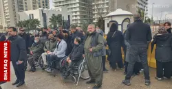 Disabled in Al-Sulaymaniyah protest as 17,000+ lack winter fuel