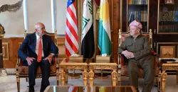 مسعود بارزاني وباراك يشددان على حل مشاكل سوريا عبر الحوار