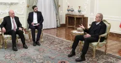 فؤاد حسين يؤكد للرئيس الإيراني ضرورة العمل المشترك لتنمية شعوب المنطقة