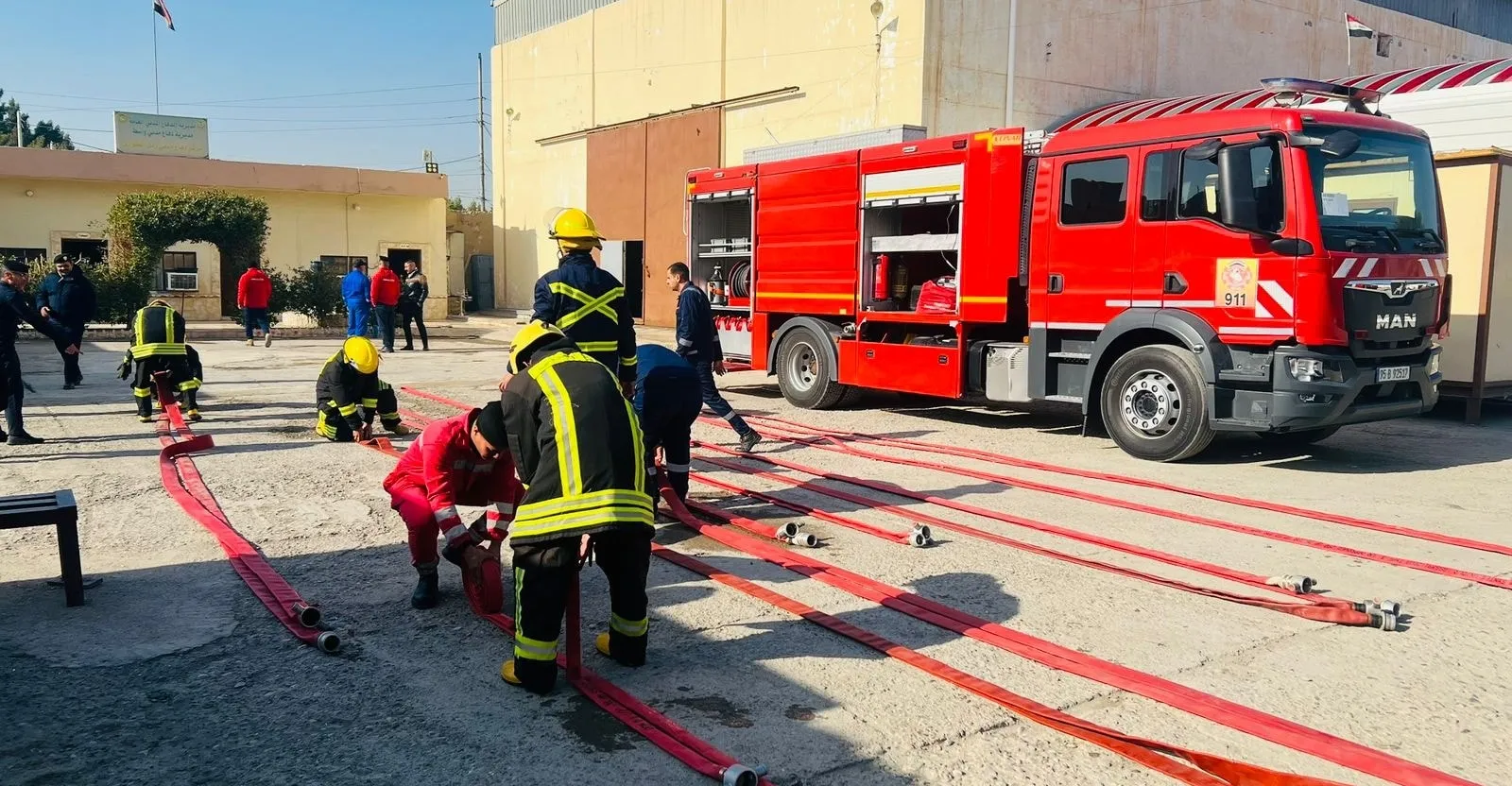 اندلاع حريق في وزارة الزراعة ببغداد