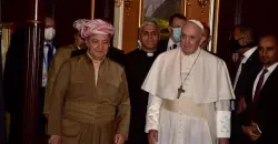 ‏مەسعود بارزانی رەسێدە فاتیکان