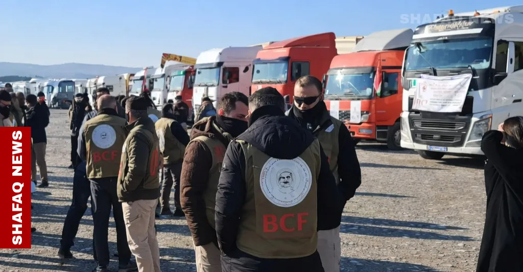 مؤسسة بارزاني الخيرية ترسل 67 شاحنة مساعدات إلى "روج آفا" (صور)