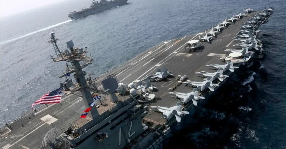ترمب: أسطول حربي أميركي ضخم يتجه الى الشرق الاوسط
