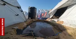 Sewage turns displaced Gazans’ lives into a fight for survival