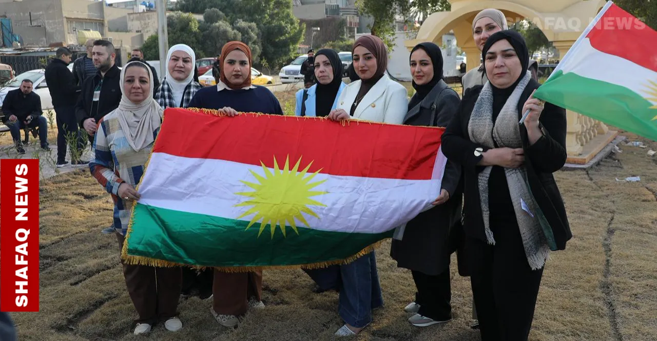 Feyli Kurds rally in Baghdad in solidarity with Syria’s Kurds