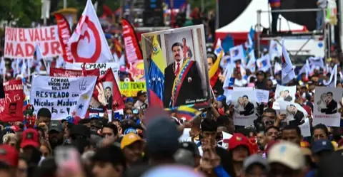فنزويلا.. احتجاجات حاشدة تطالب بالإفراج عن مادورو