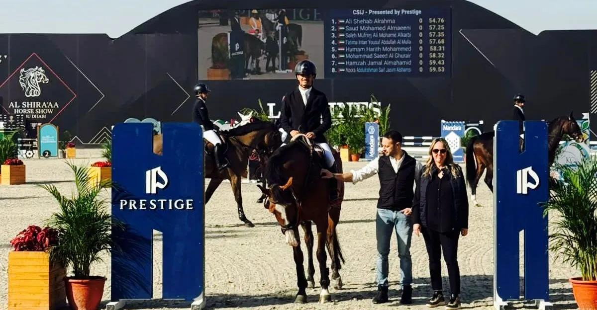 فارس عراقي يحرز المركز الخامس في بطولة الشراع الدولية للفروسية
