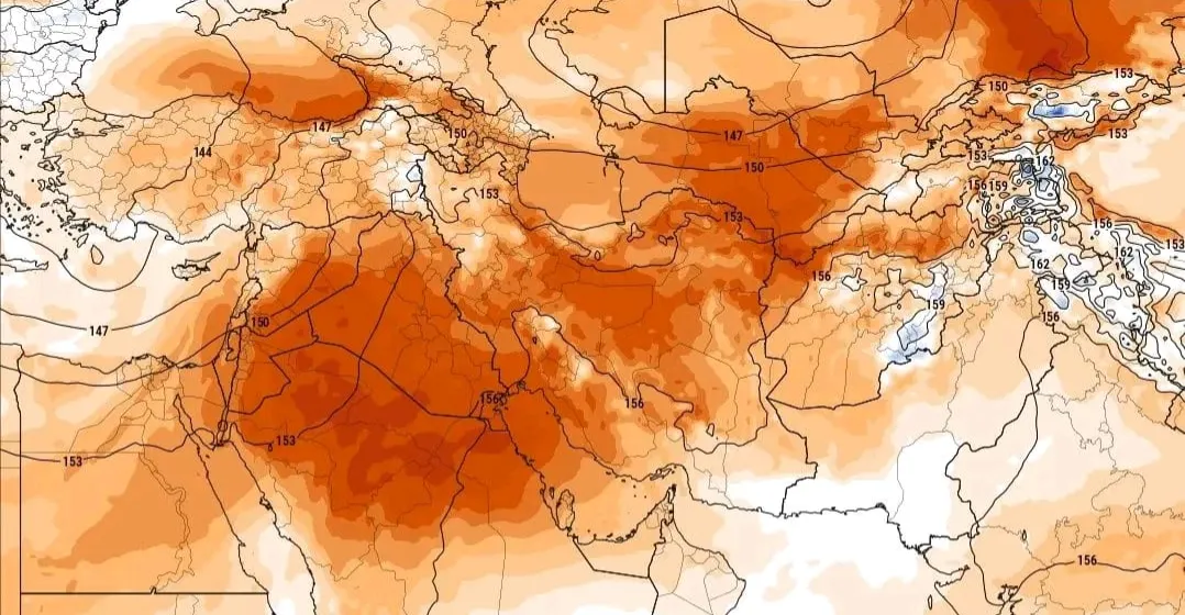 پارچە وای گەرمیگ لە کەشوهەوای عراق نزیکەو کەفێد