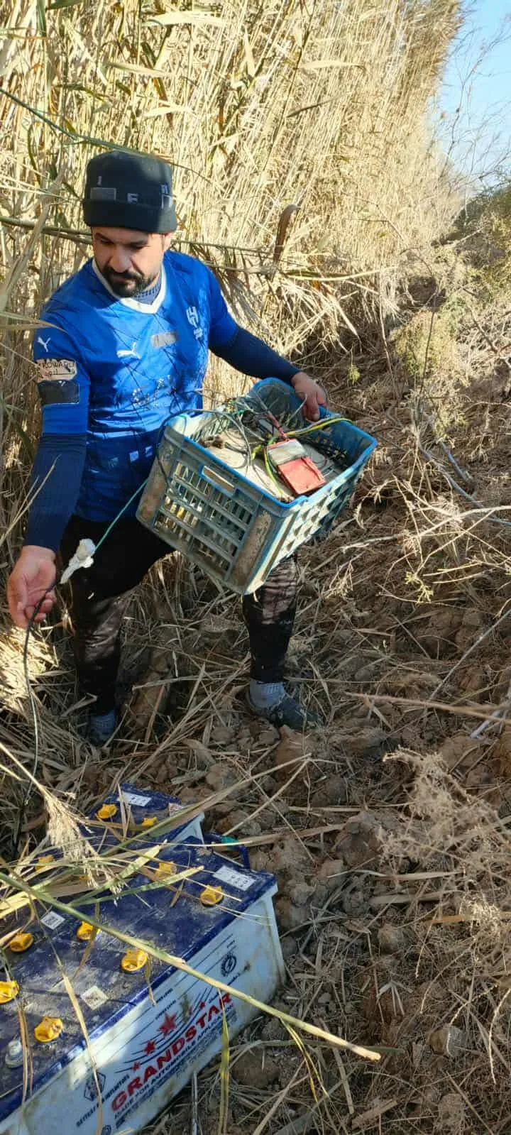 ضبط عملية صيد جائر للأسماك وإصابة شاب بإطلاق نار في ديالى وميسان