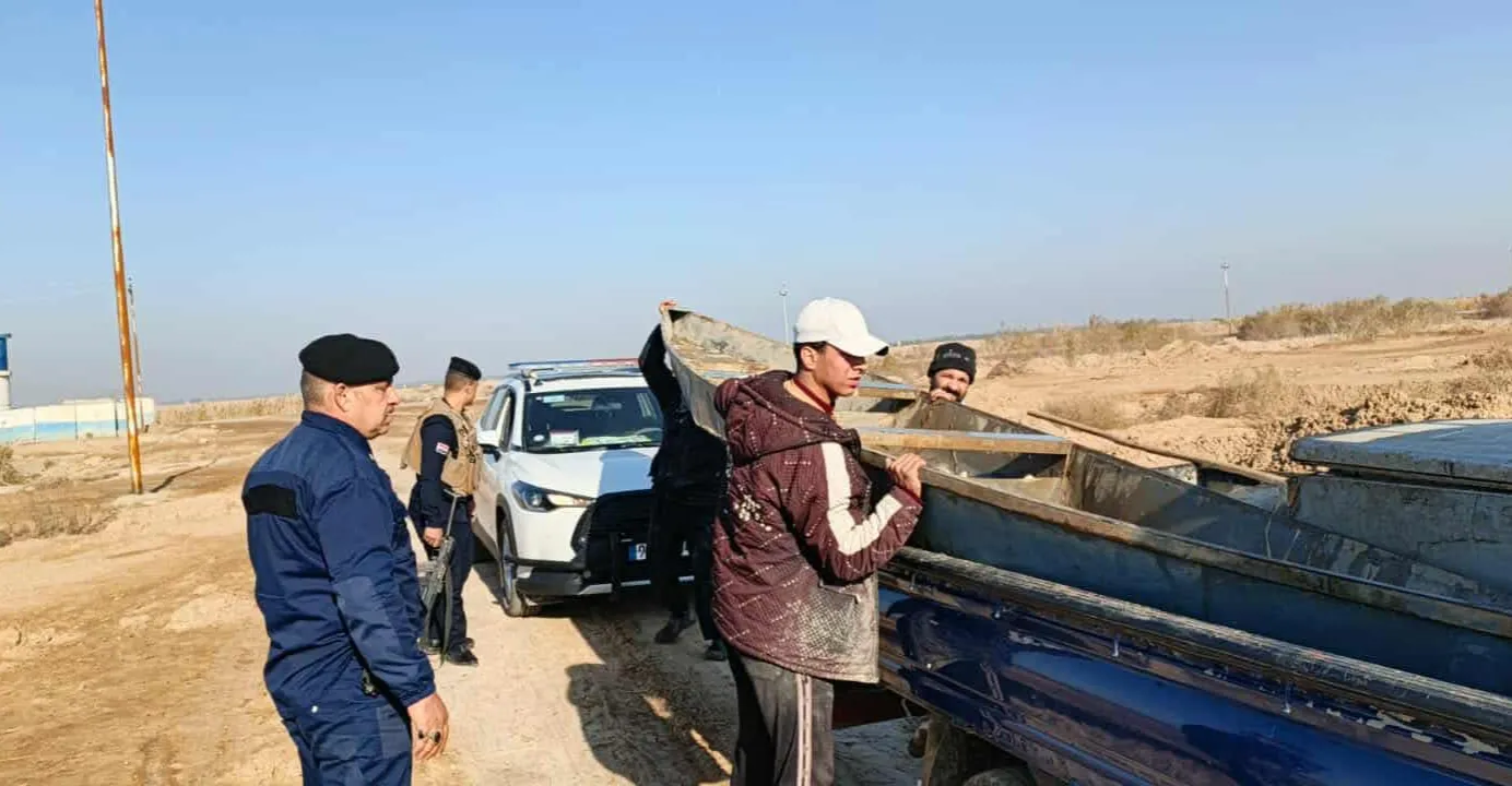 ضبط عملية صيد جائر للأسماك وإصابة شاب بإطلاق نار في ديالى وميسان