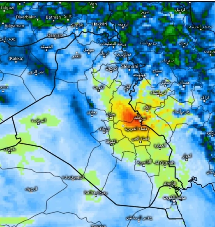 غداً.. تحذير عراقي من رياح شديدة تصل إلى 70 كم بالساعة