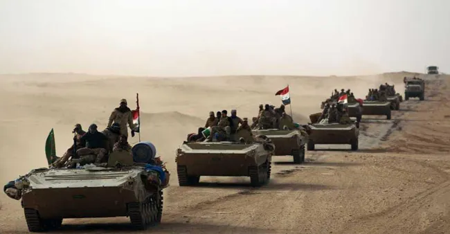 Counterterrorism forces launch operation against ISIS cells in Hamrin Mountains