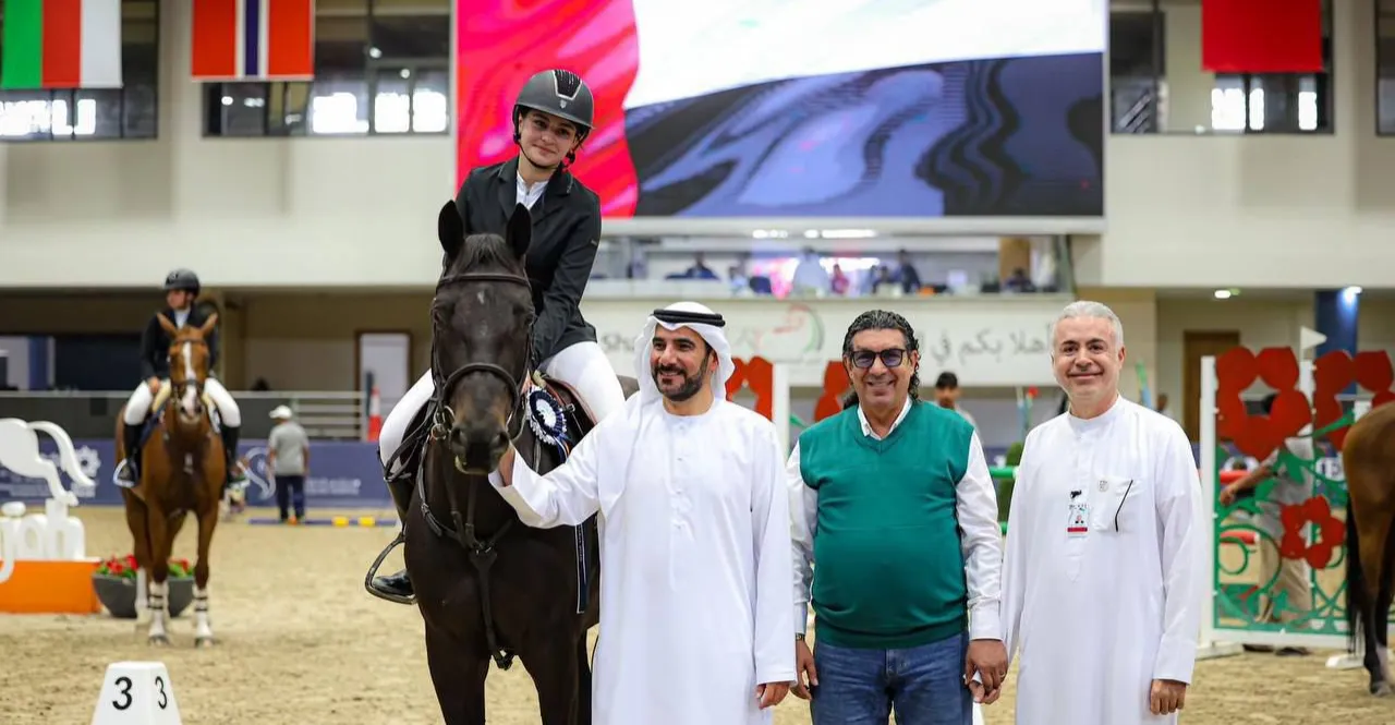 فارسة عراقية تحرز المركز السادس في بطولة الشارقة الدولية