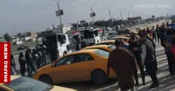 كركوك.. "تظاهرة صفراء" احتجاجاً على تطبيق إلكتروني (صور)