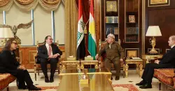 هاريس يؤكد لبارزاني التزام أميركا بدعم سيادة العراق وإدامة الشراكة مع كوردستان