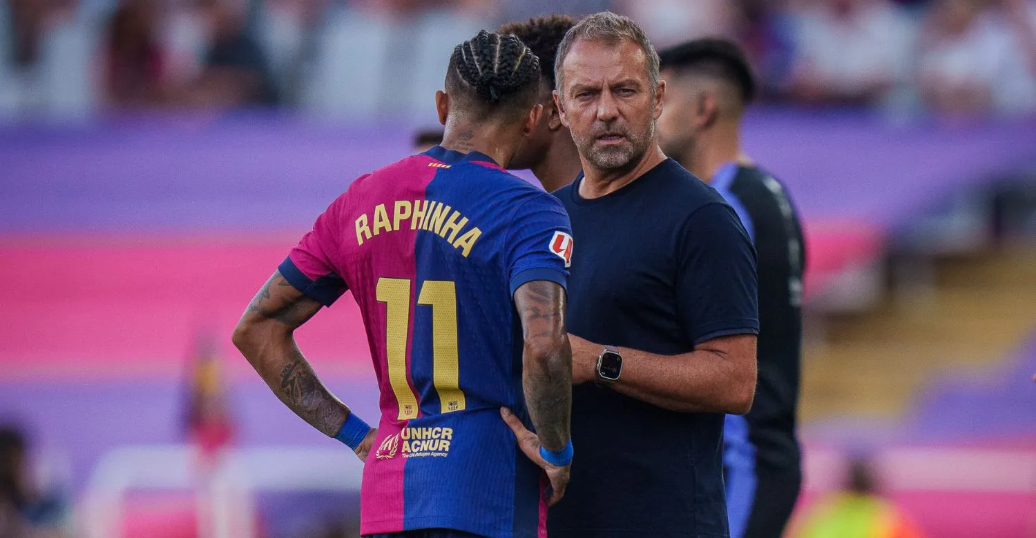 قبل مواجهة ألباسيتي.. هانزي فليك حزين لغياب رافينيا