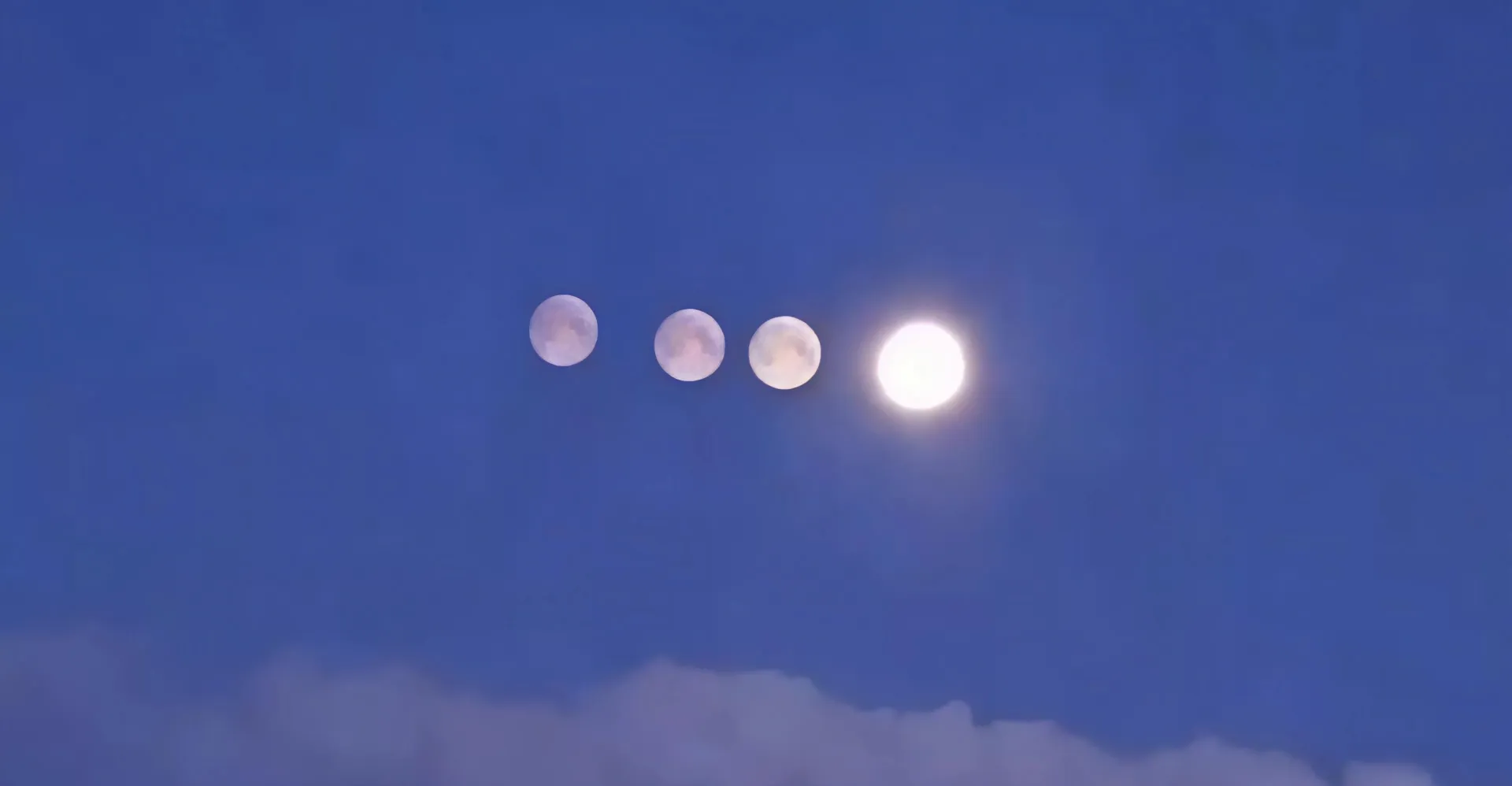 ظاهرة نادرة.. أربعة أقمار تضيء سماء مدينة روسية