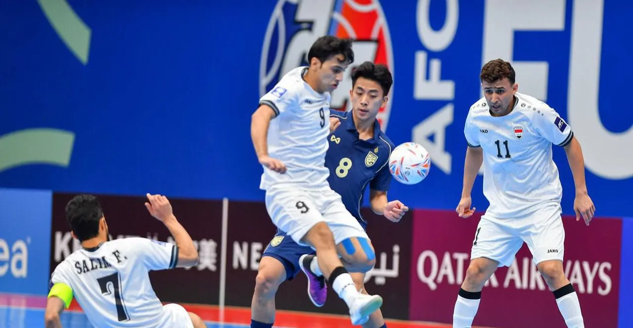 منتخب العراق للصالات يحقق الفوز على تايلاند ويضرب موعدا مع نظيره الإيراني