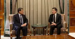 نيجيرفان بارزاني يستقبل مظلوم عبدي في أربيل