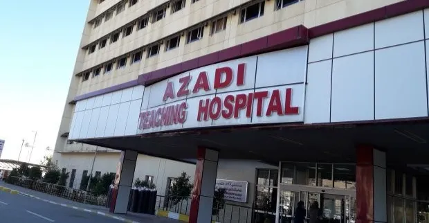 ‏تەقەلای "شکستخوەریگ" ئەرا وایین لە خەستەخانەی ئازادی لە کەرکوک