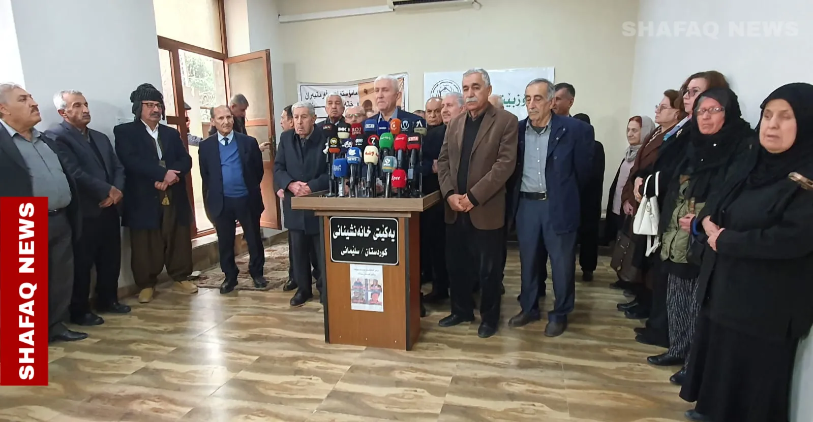 متقاعدو كوردستان وجرحى البيشمركة يحتجون على تأخر رواتبهم