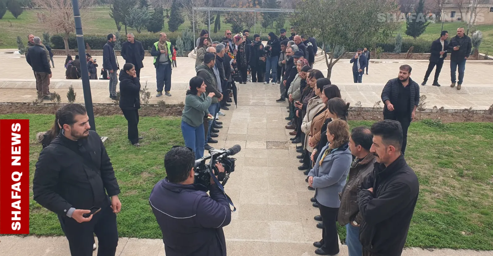 Ceremony in Al-Sulaymaniyah honors Kurdish fighters returning from Syria