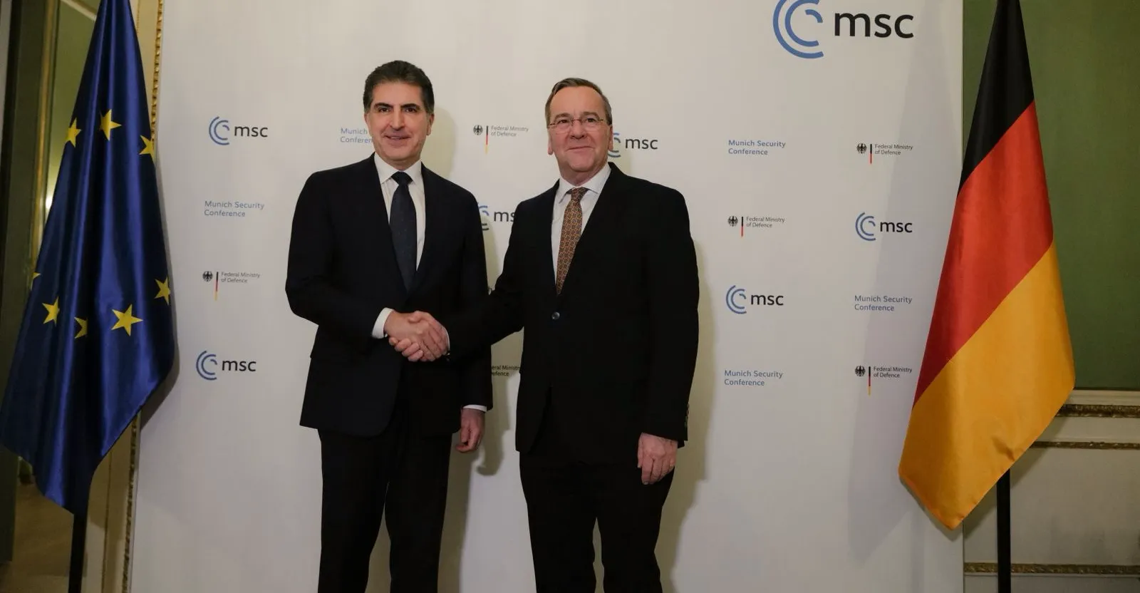 بارزاني: نقدّر تمديد بقاء القوات الألمانية في كوردستان وتدريب البيشمركة