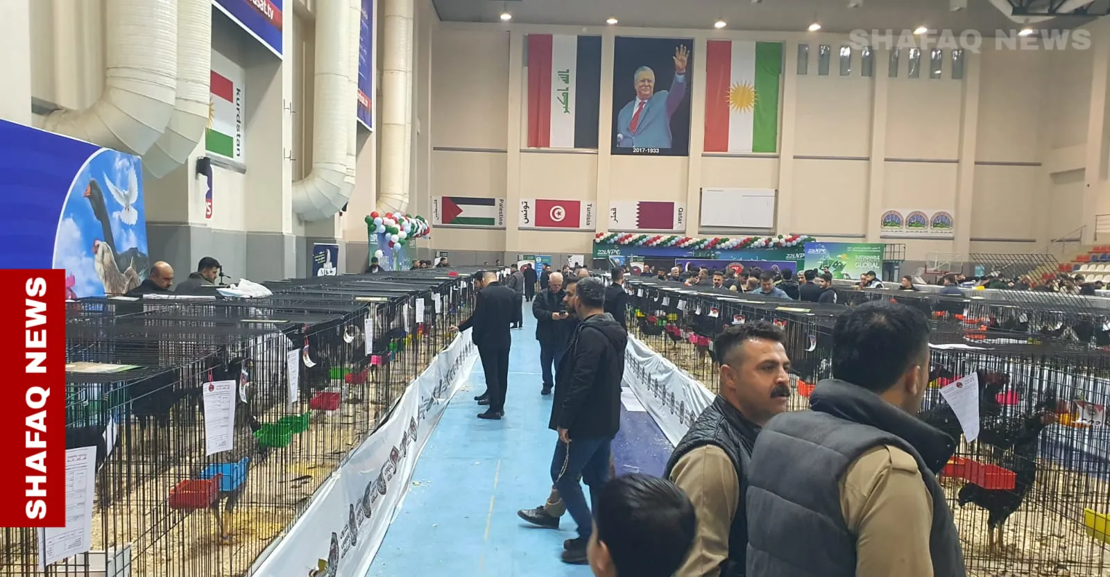 جامعة السليمانية تحتضن معرضاً لحيوانات الزينة بأكثر من 25 نوعاً (صور)