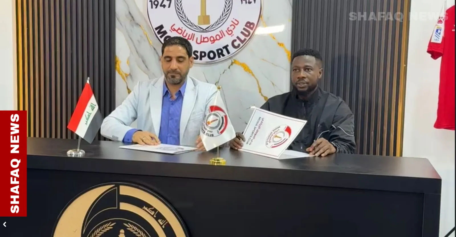 إدارة الموصل تكشف تفاصيل صفقة اللاعب الغاني إيفوري