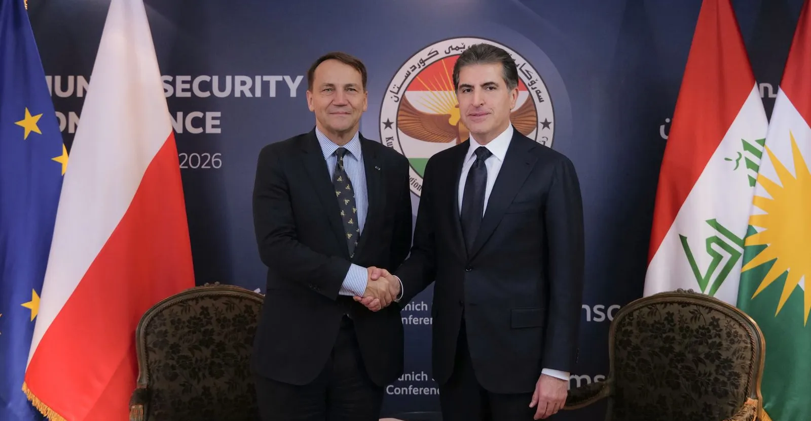 دیداریگ کوردستانی - پۆڵەندی لە میونشن ئەرا باسکردن لە هاوکاری و ئارامی