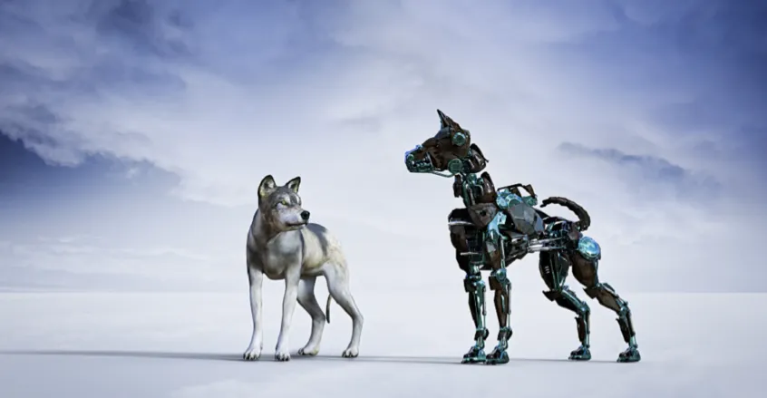 تطوير حيوانات افتراضية تكتسب حاسة البصر ذاتياً عبر الذكاء الاصطناعي