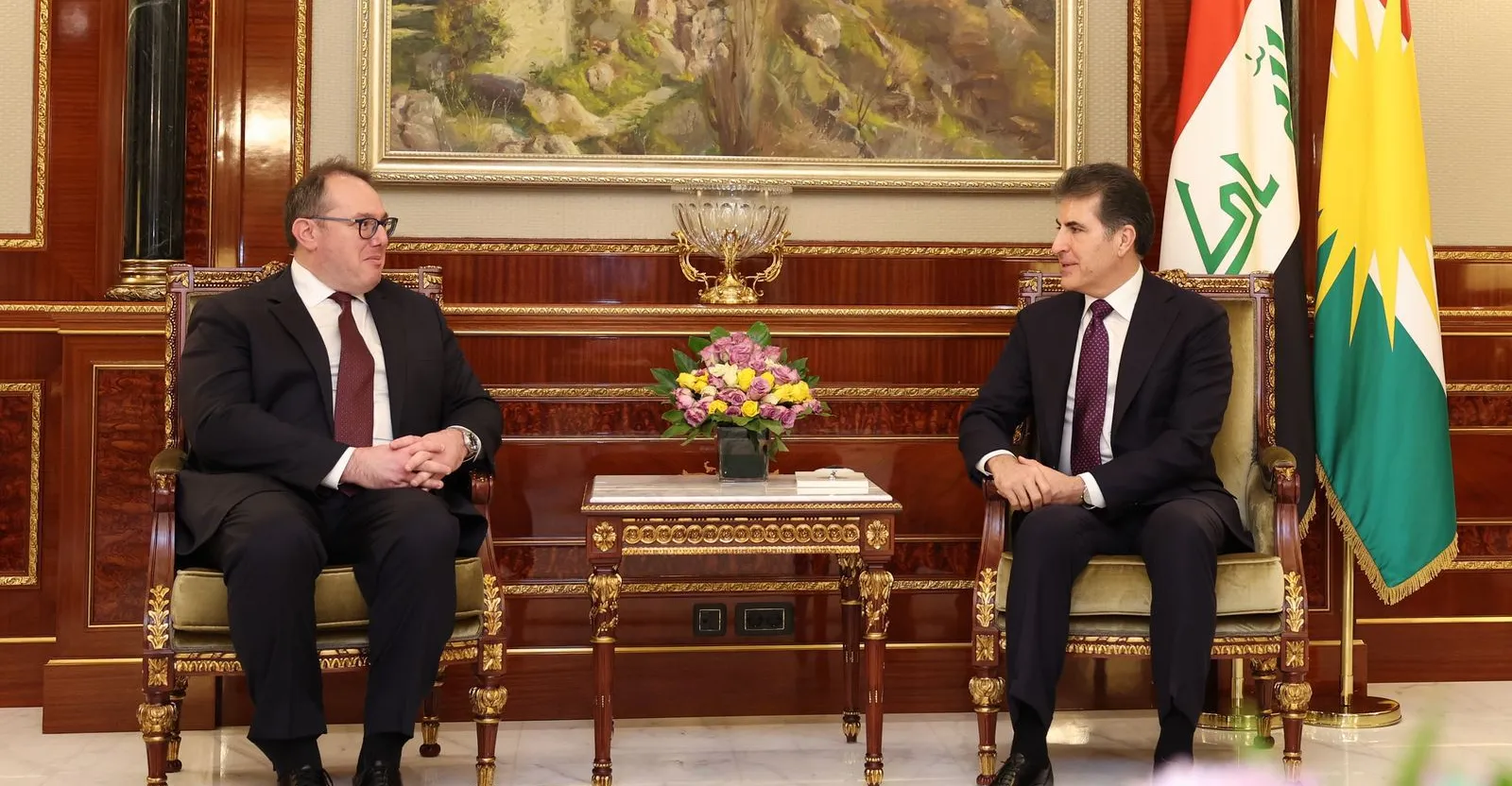 ثلاثة ملفات على طاولة نيجيرفان بارزاني وهاريس