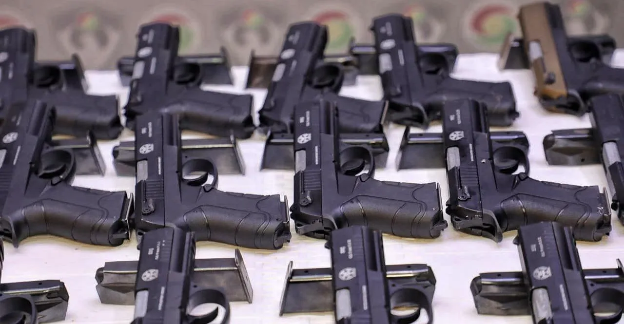 اعتقال شبكة للاتجار بالأسلحة في السليمانية