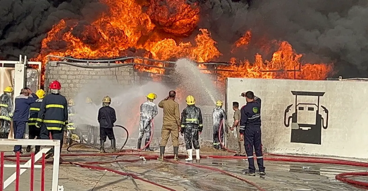 ئاگر مۆڵیگ لە ناوڕاس کەرکوک سزنێد