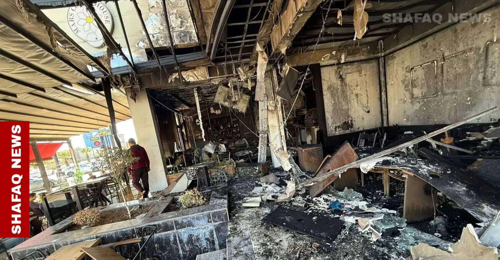 حريقان أحدهما يلتهم مجمعاً تجارياً والآخر يأتي على مقهى وسط كركوك (تحديث)