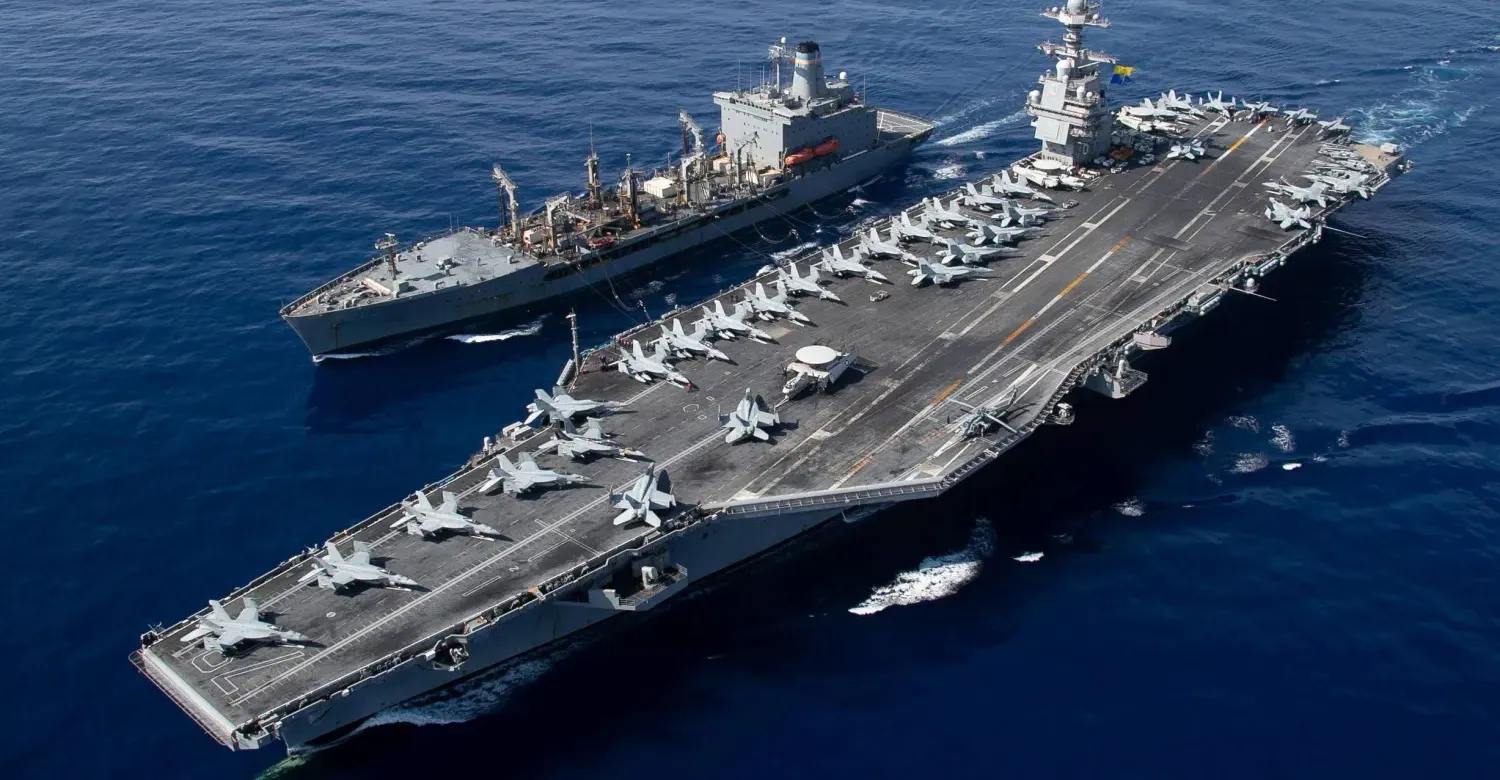 الأكبر بالعالم.. حاملة الطائرات الأميركية "جيرالد فورد" تصل المتوسط