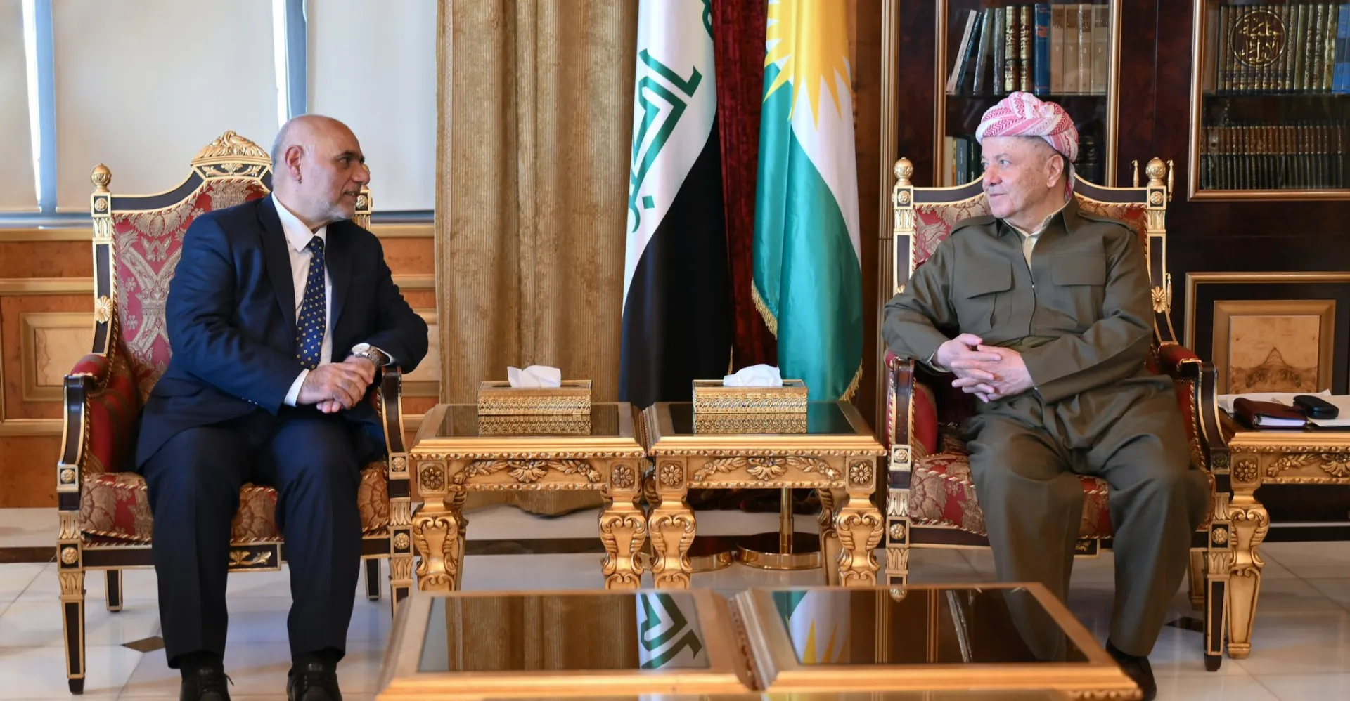 بارزاني يبحث مع وفد حزب الدعوة آليات تشكيل حكومة عراقية "قوية ومقتدرة"