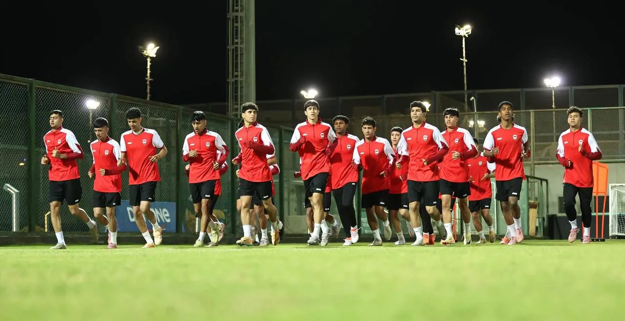 منتخب شباب العراق يجري أول تمريناته في مصر استعداداً لغرب آسيا